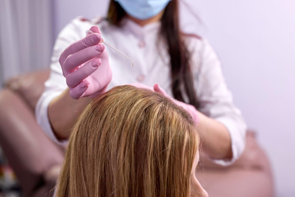 Hair Dandruff Treatment process in delhi