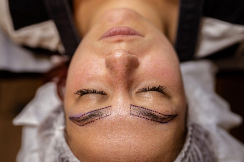 Image for permanent eyebrows Microblading